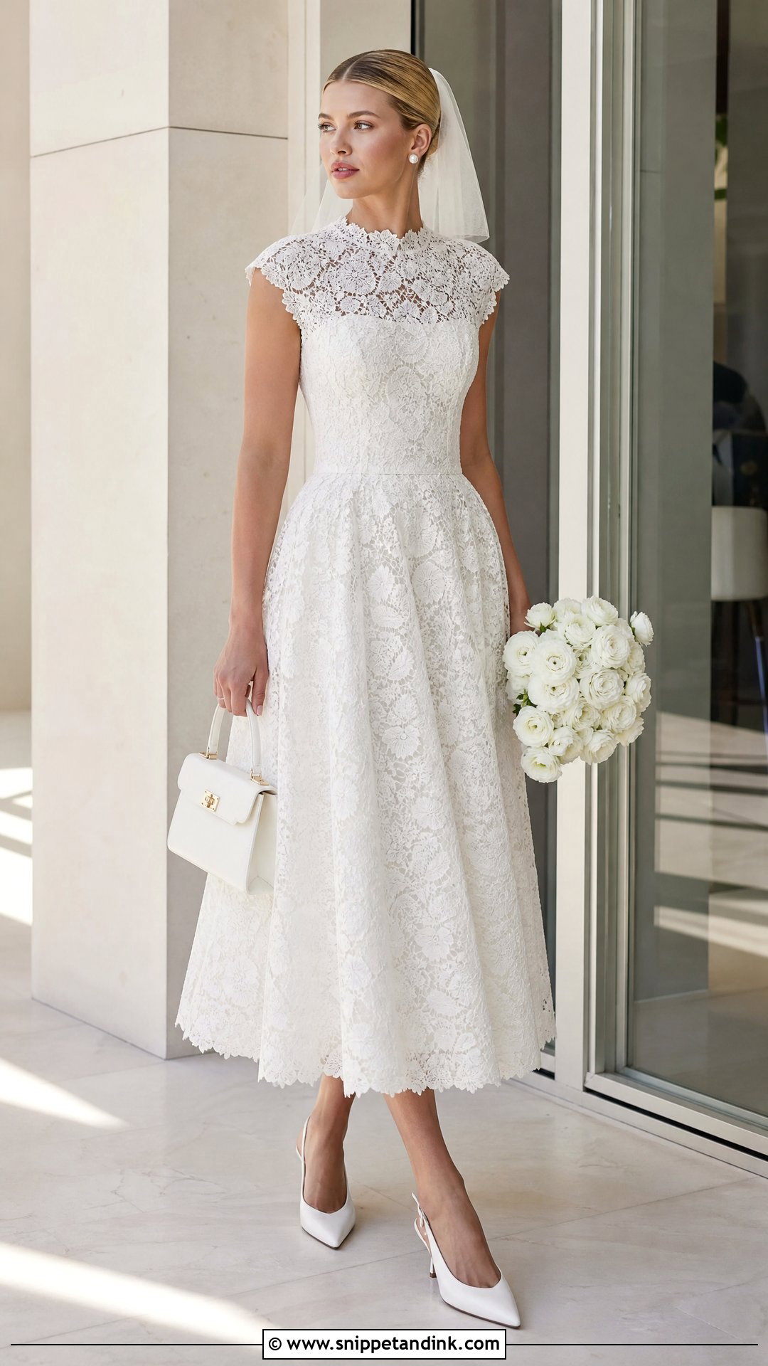 Sofia Richie Tea Length Wedding Dress - Snippet and Ink - 20 Sophia Richie Wedding Dress Ideas