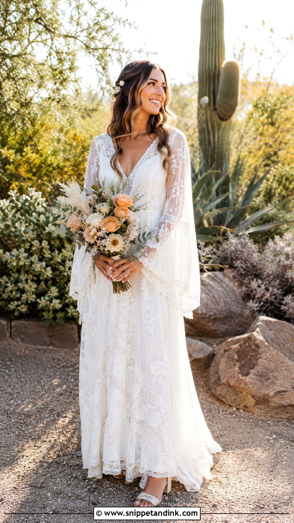 Soft Boho Wedding Dress - Snippet and Ink - 25 Soft Wedding Dress Ideas