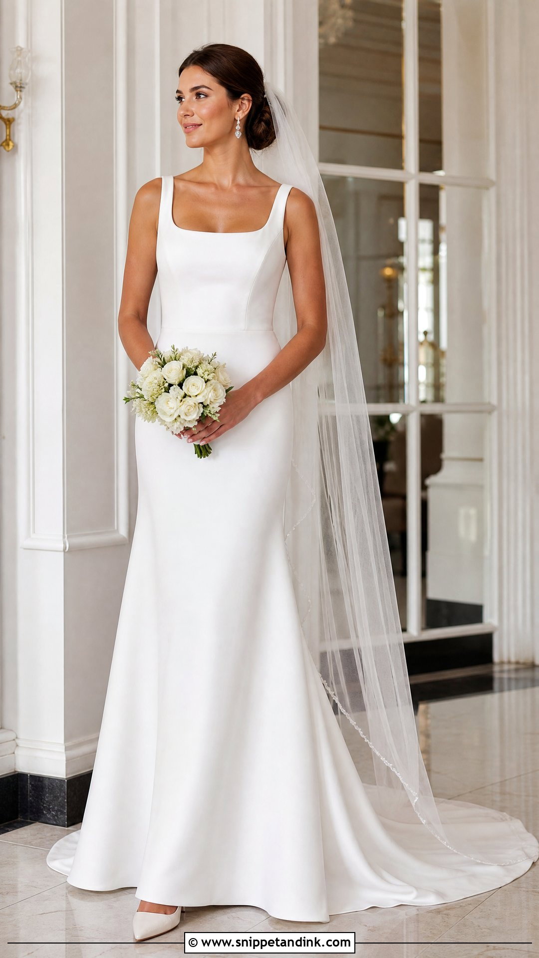 Soft Classic Fit And Flare Wedding Dress - Snippet and Ink - 20 Soft Classic Wedding Dress Ideas
