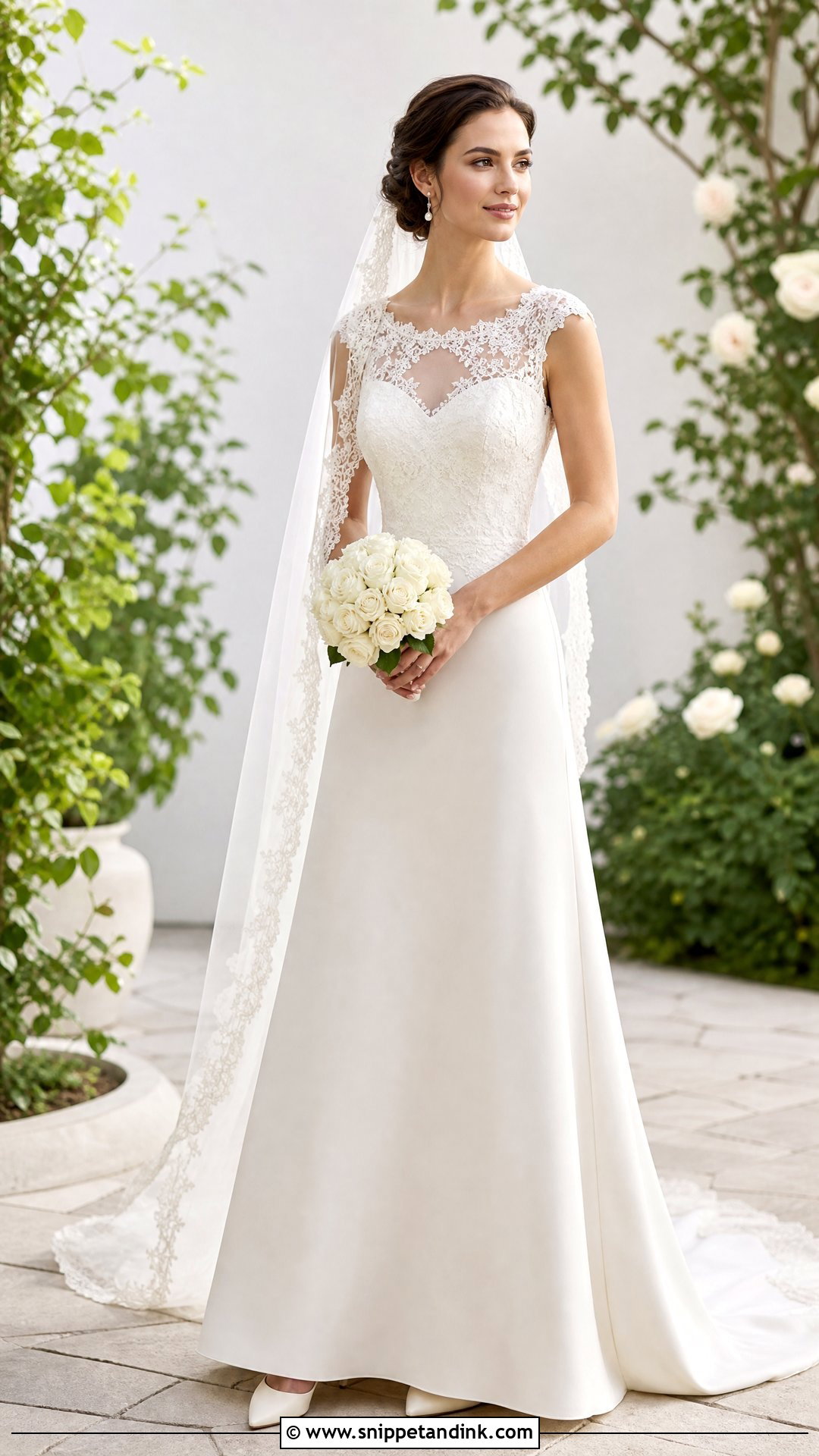 Soft Classic Lace Wedding Dress - Snippet and Ink - 20 Soft Classic Wedding Dress Ideas