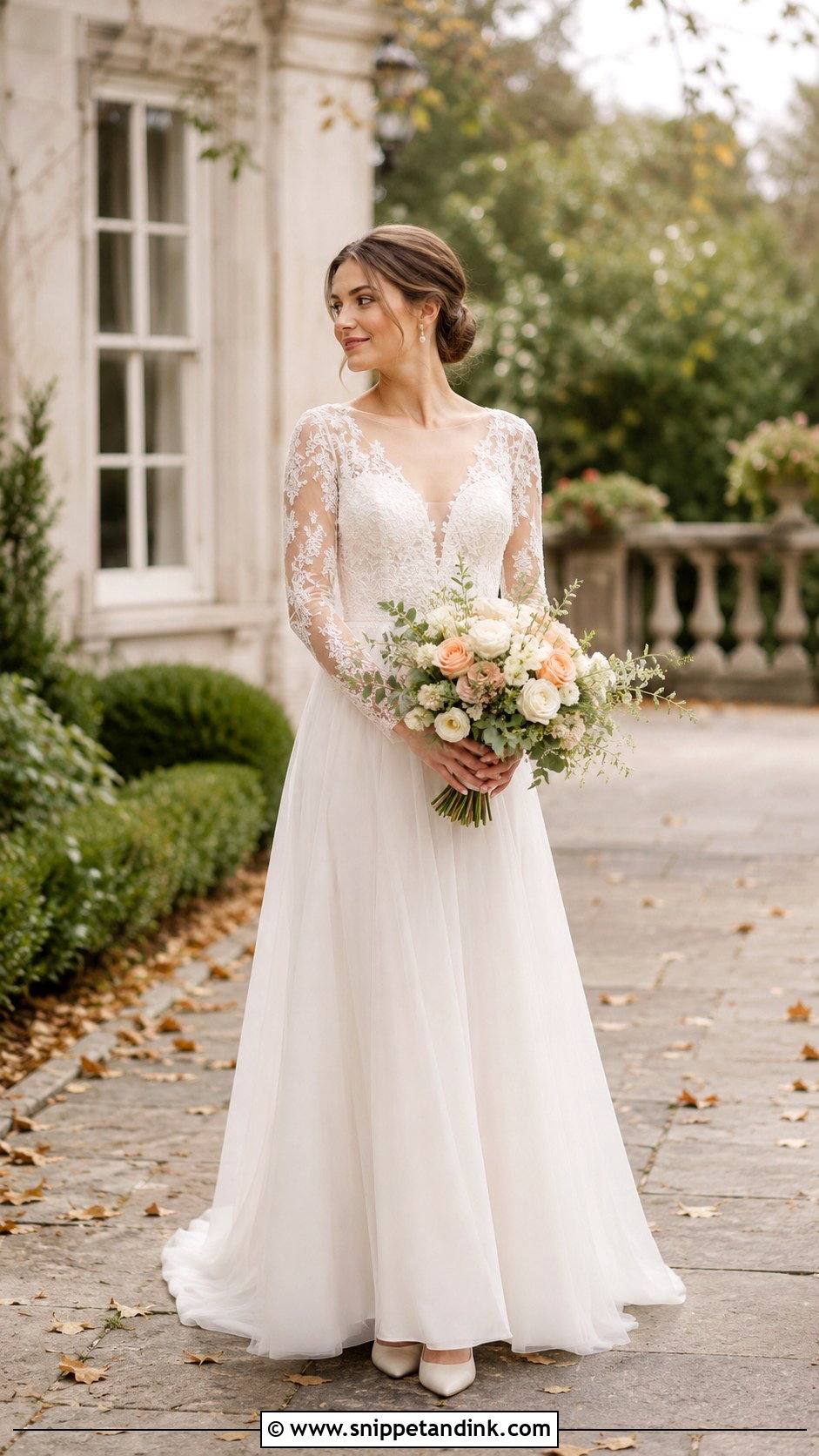 Soft Long Sleeve Wedding Dress - Snippet and Ink - 25 Soft Wedding Dress Ideas
