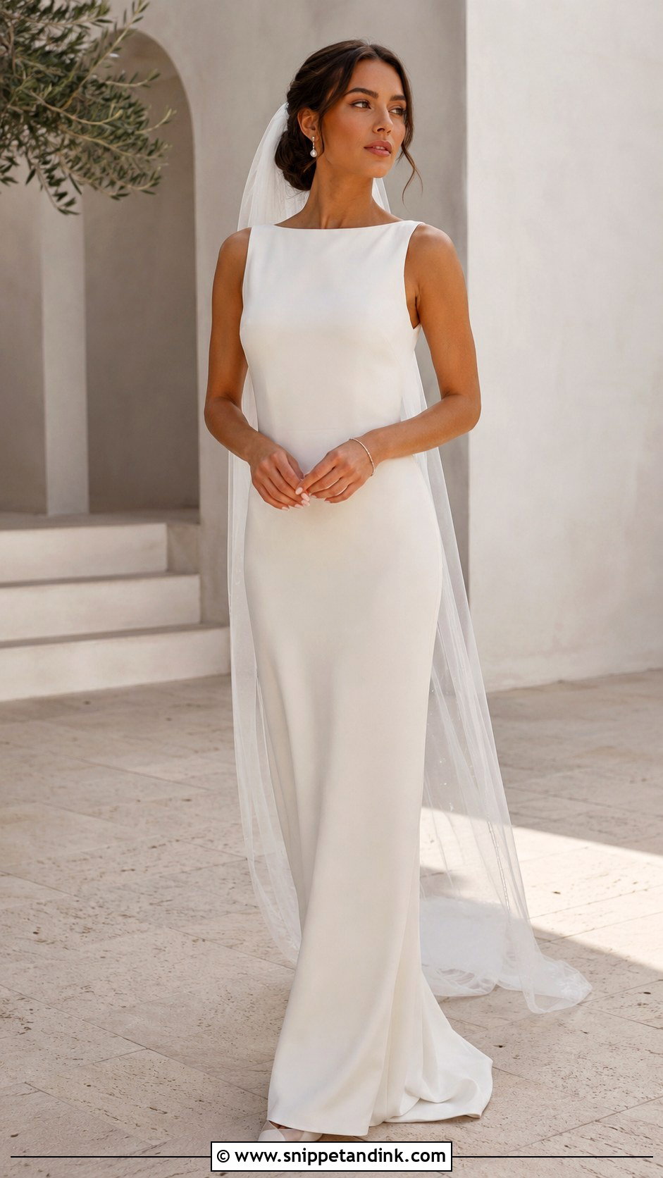 Soft Minimal Wedding Dress - Snippet and Ink - 25 Soft Wedding Dress Ideas