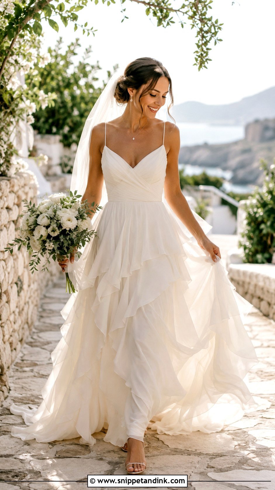 Soft Ruffle Wedding Dress - Snippet and Ink - 25 Soft Wedding Dress Ideas