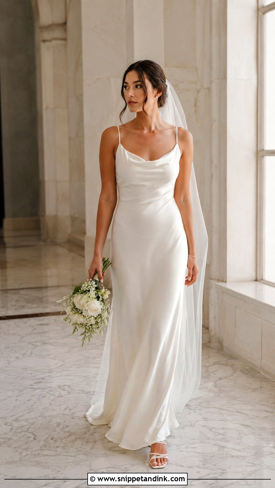 Soft Slip Wedding Dress - Snippet and Ink - 25 Soft Wedding Dress Ideas