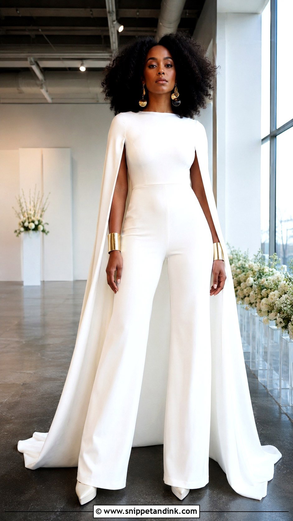 Solange Knowles Wedding Jumpsuit - Snippet and Ink - 20 Celeb Wedding Dress Ideas