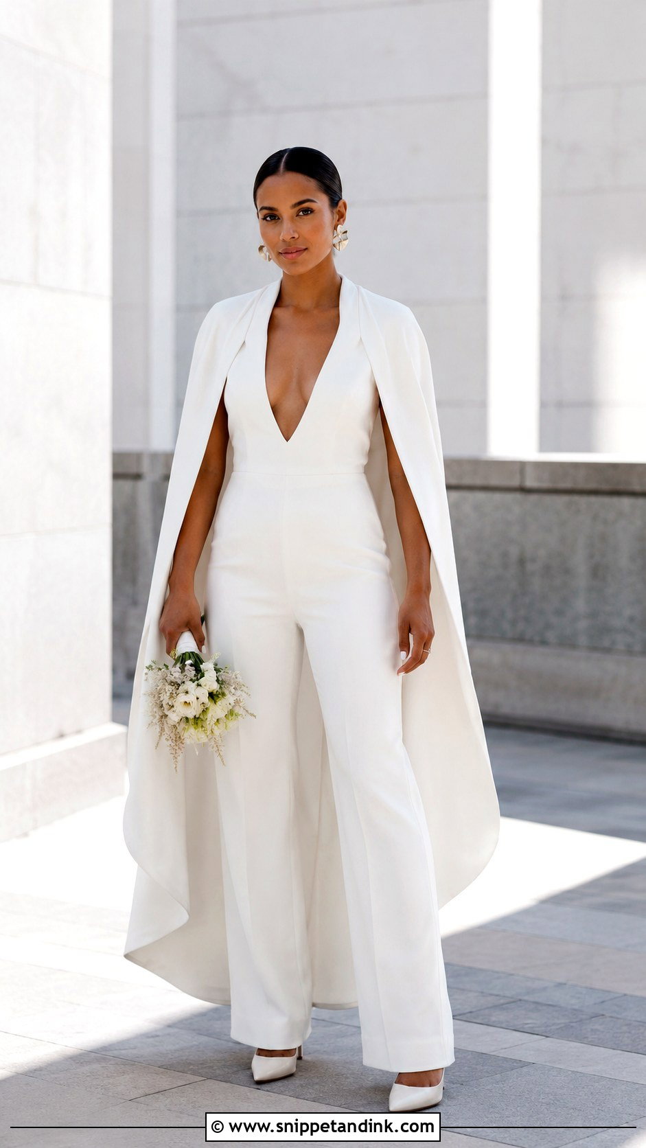 Solange Knowles Wedding Jumpsuit - Snippet and Ink - 30 Celebrity Wedding Dresses
