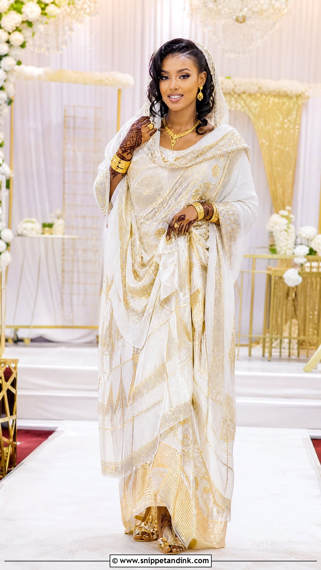 Somali Bride Traditional Gorgorad Outfit - Snippet and Ink - 25 Somali Bride Ideas