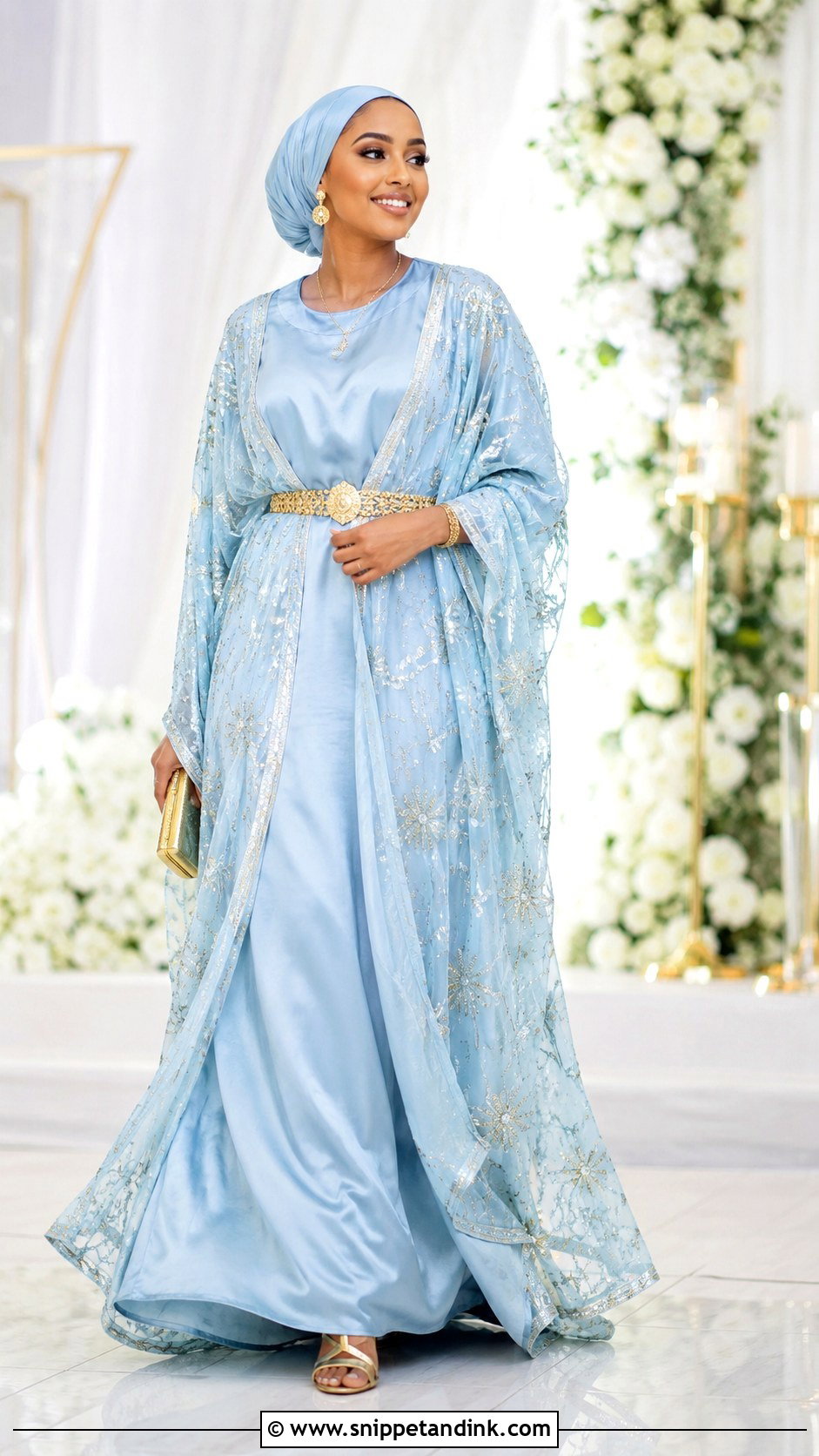 Somali Dirac Bridal Outfit - Snippet and Ink - 20 African Bridal Ideas