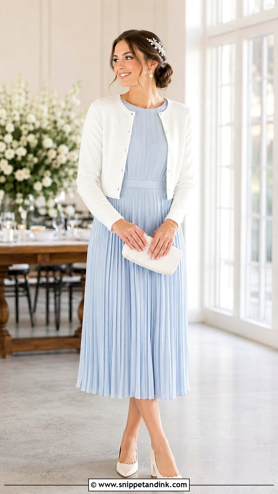 Something Blue Bridal Outfit - Snippet and Ink - 20 Ms to Mrs Ideas