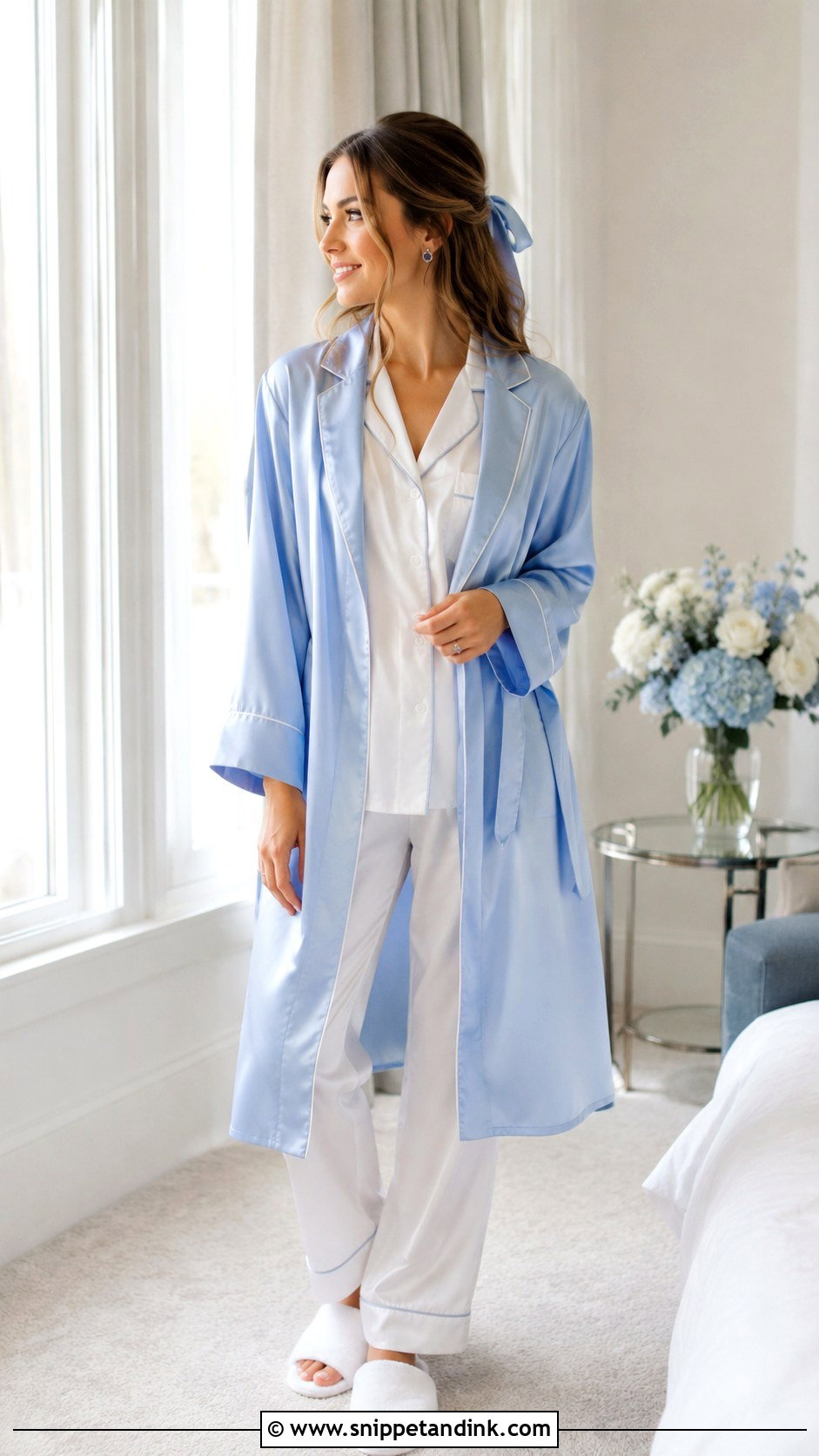 Something Blue Bride to Be Robe - Snippet and Ink - 20 Bride to Be Robe Ideas