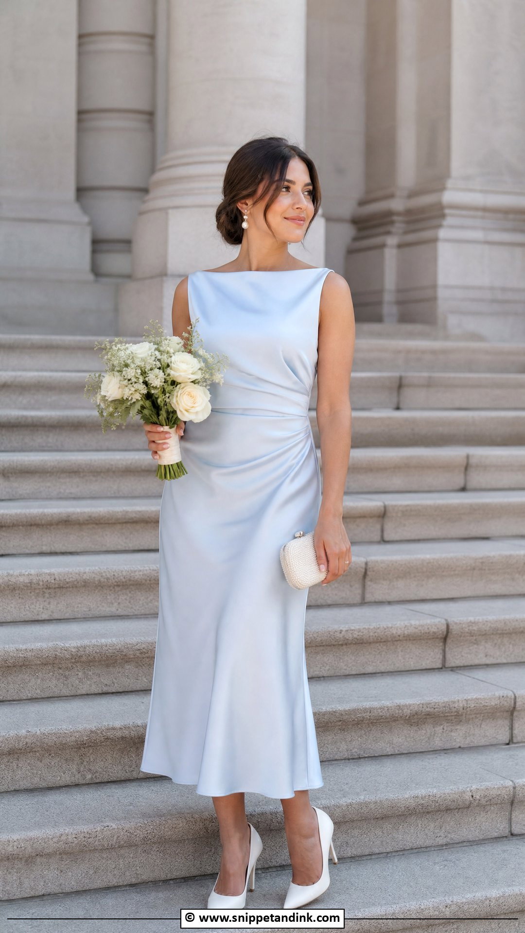 Something Blue City Hall Wedding Dress - Snippet and Ink - 35 City Hall Wedding Dress Ideas