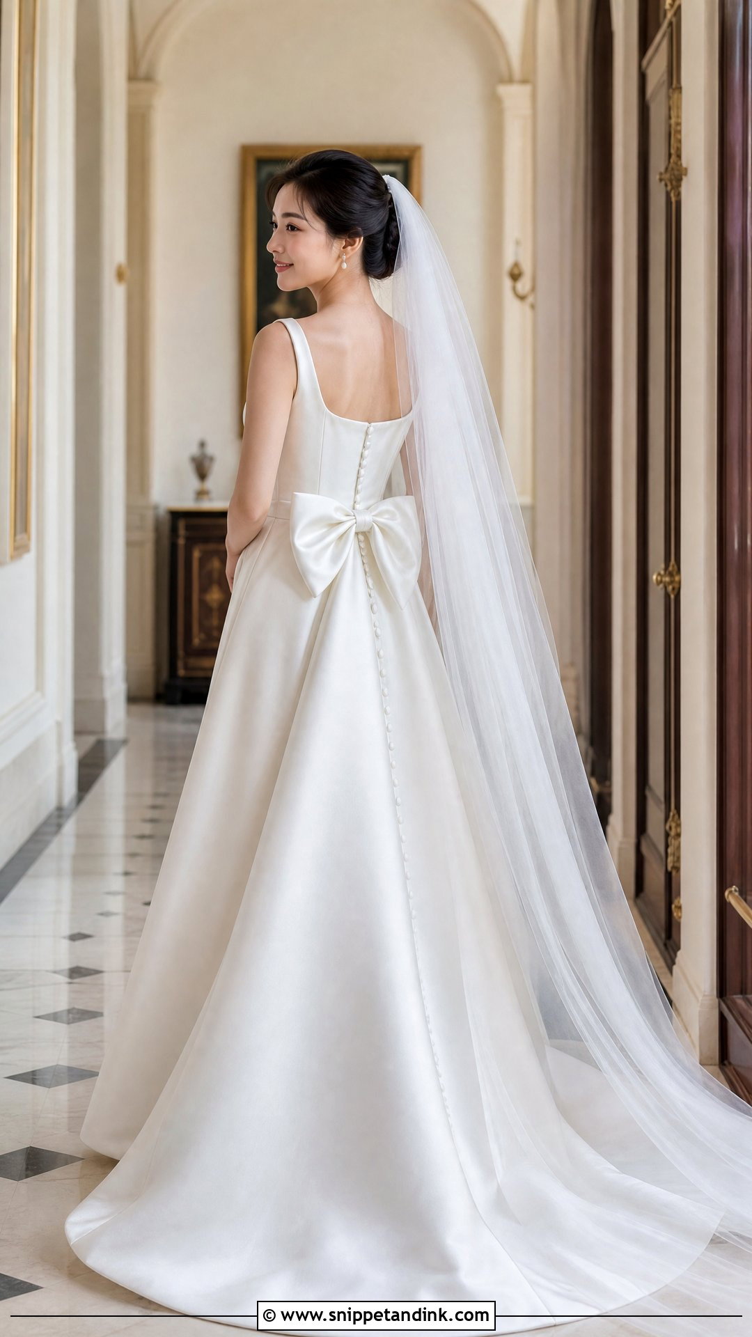 Son Ye Jin Bow Back Wedding Dress - Snippet and Ink - 20 Son Ye Jin Wedding Dress Ideas