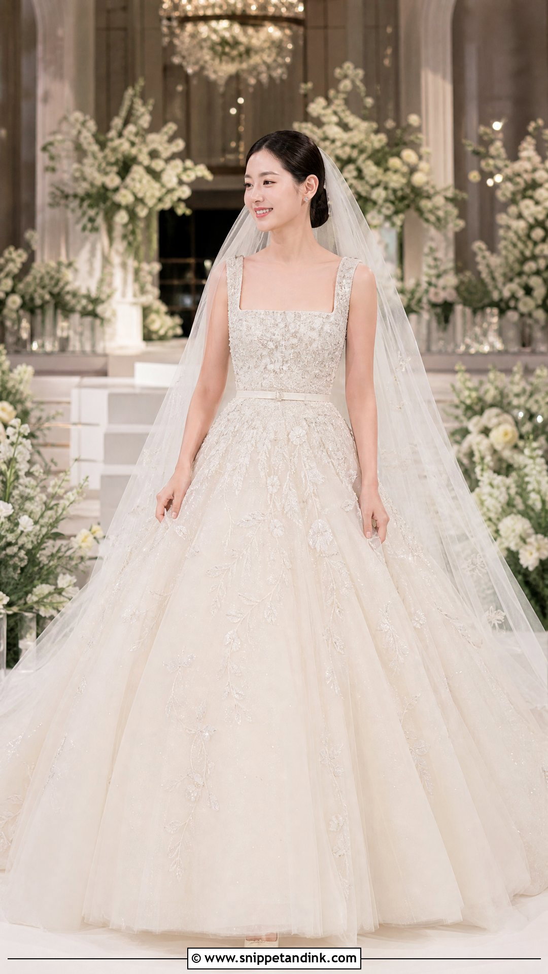 Son Ye Jin Elie Saab Ball Gown - Snippet and Ink - 20 Son Ye Jin Wedding Dress Ideas
