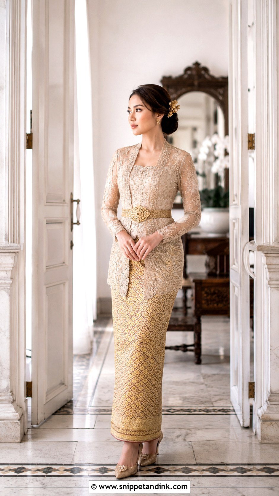 Songket Kebaya Wedding Dress - Snippet and Ink - 20 Modern Songket Wedding Dress Ideas