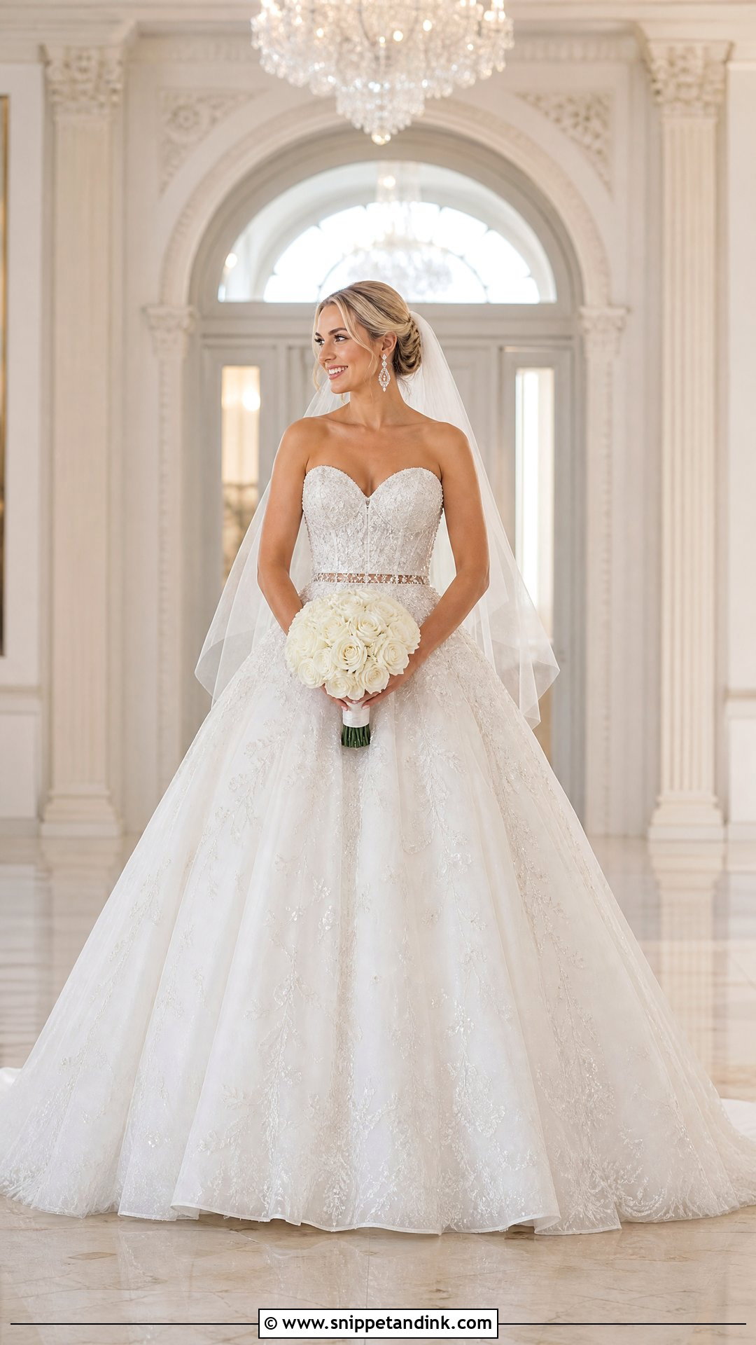 Sophia Tolli Alaska Beaded Ball Gown Wedding Dress - Snippet and Ink - 20 Sophia Tolli Wedding Dresses
