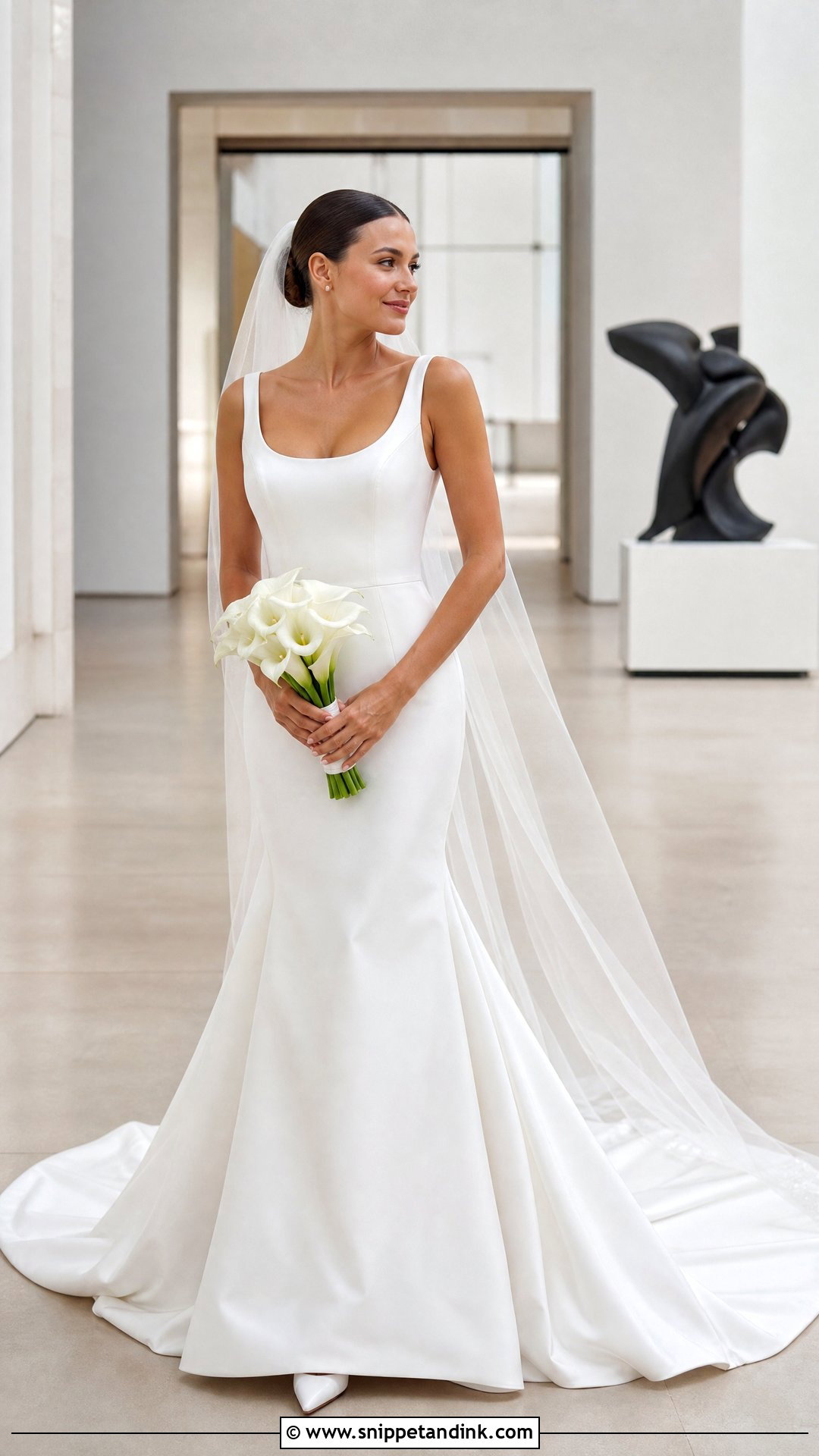 Sophia Tolli Angelica Satin Fit And Flare Wedding Dress - Snippet and Ink - 20 Sophia Tolli Wedding Dresses