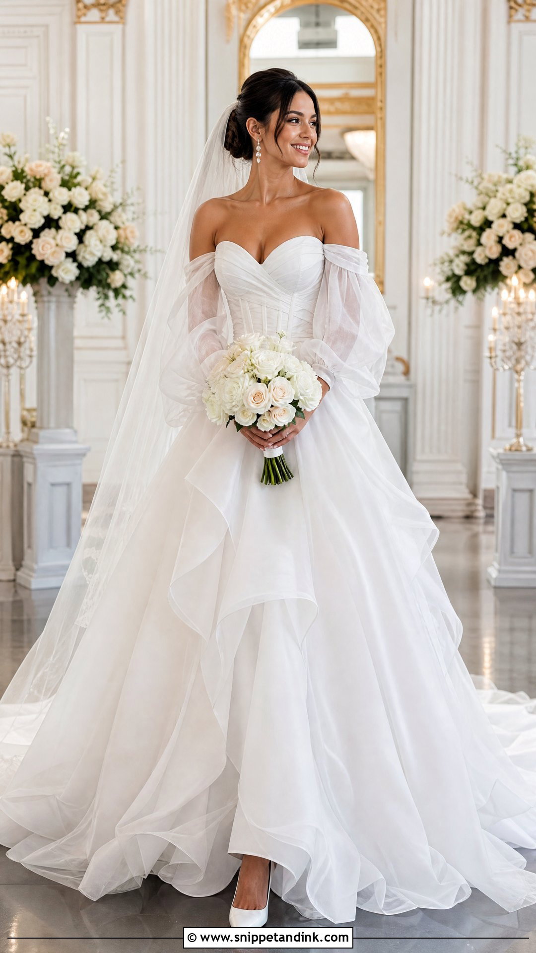 Sophia Tolli Isadora Organza Ball Gown Wedding Dress - Snippet and Ink - 20 Sophia Tolli Wedding Dresses