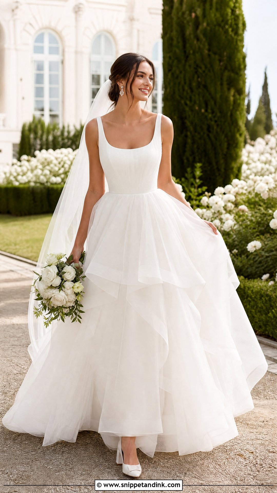 Sophia Tolli Josie Tiered Tulle Ball Gown - Snippet and Ink - 20 Sophia Tolli Wedding Dresses