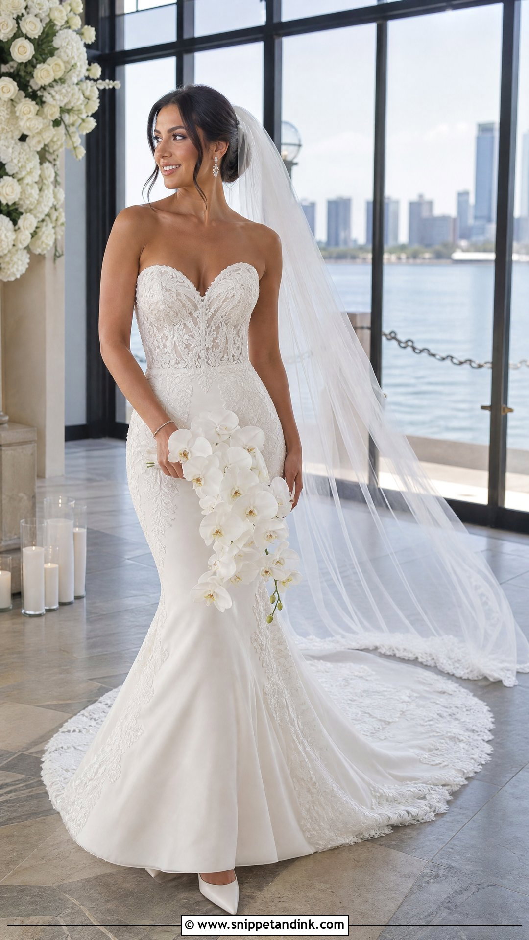 Sophia Tolli Mimi Strapless Mermaid Wedding Dress - Snippet and Ink - 20 Sophia Tolli Wedding Dresses