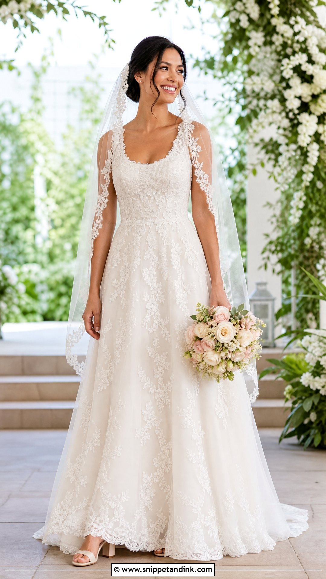 Sophia Tolli Tatiana Lace A Line Wedding Dress - Snippet and Ink - 20 Sophia Tolli Wedding Dresses