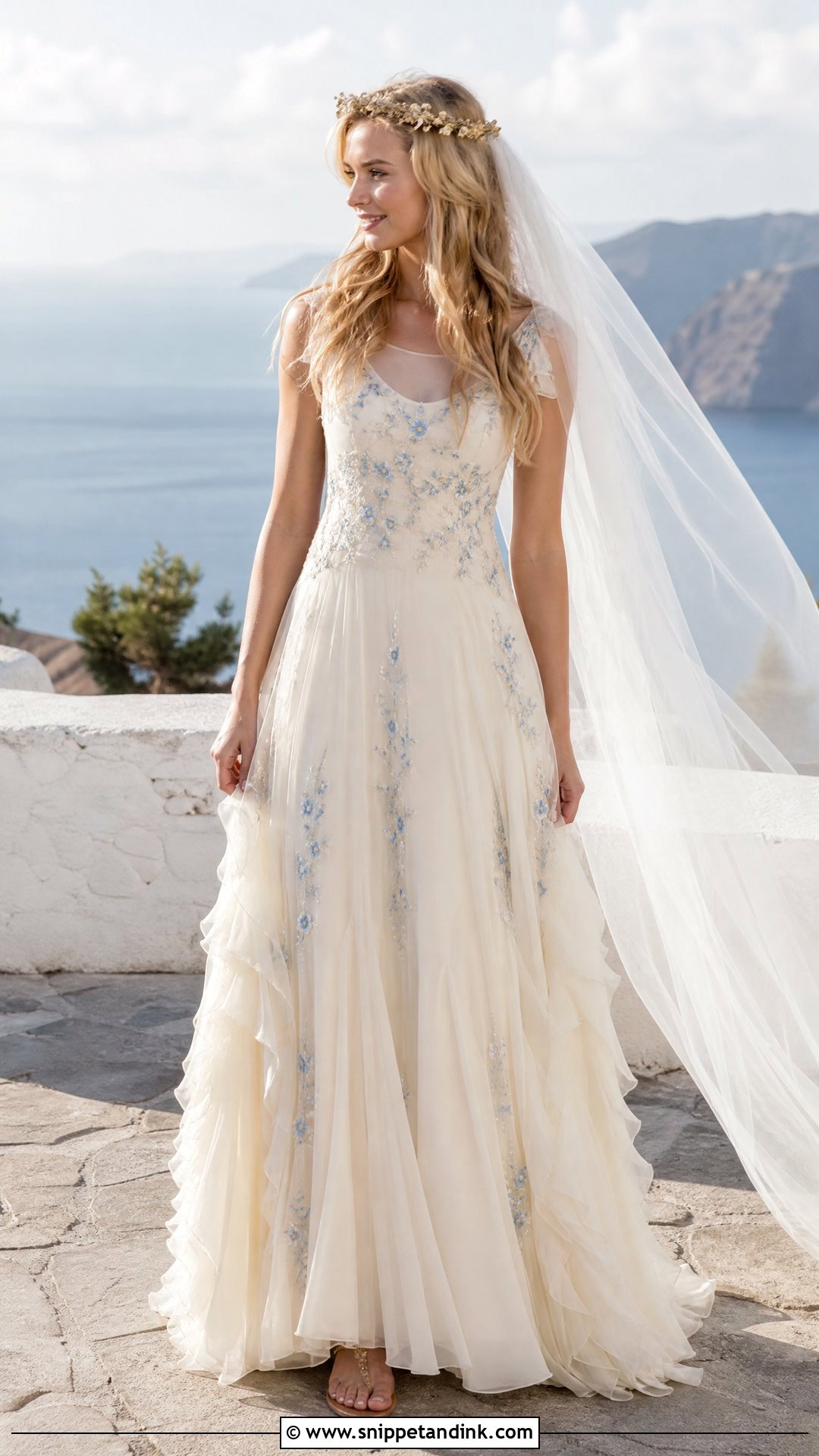 Sophie Wedding Dress From Mamma Mia - Snippet and Ink - 20 Movie Wedding Dresses