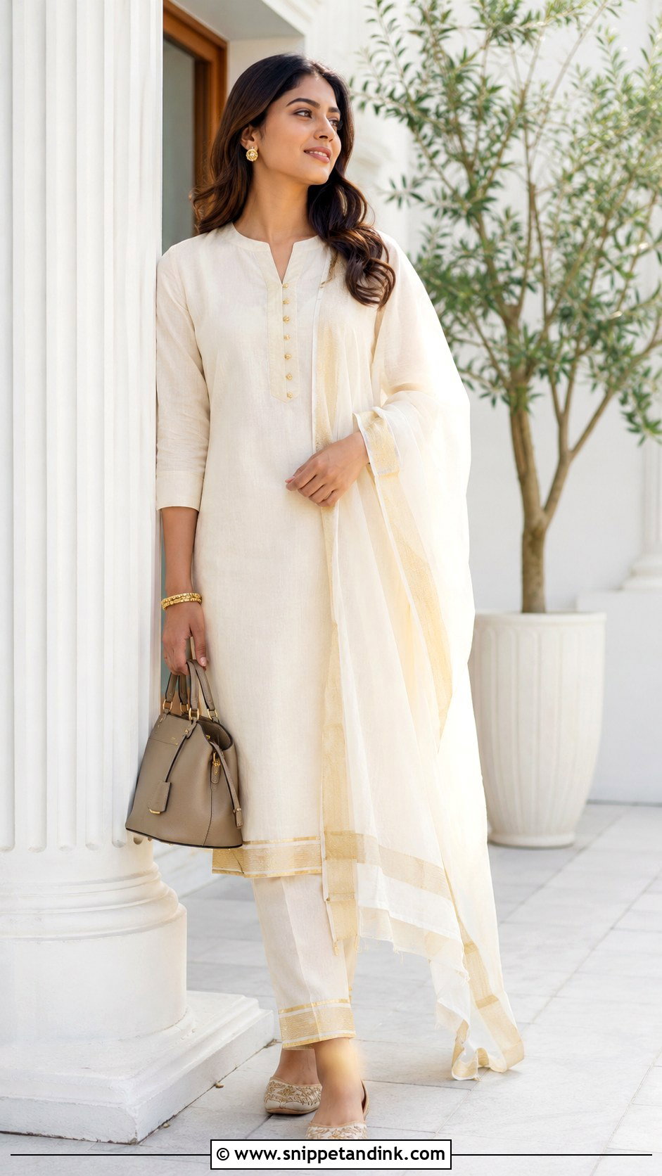South Indian Co Ord Set Outfit - Snippet and Ink - 25 South Indian Attire Ideas
