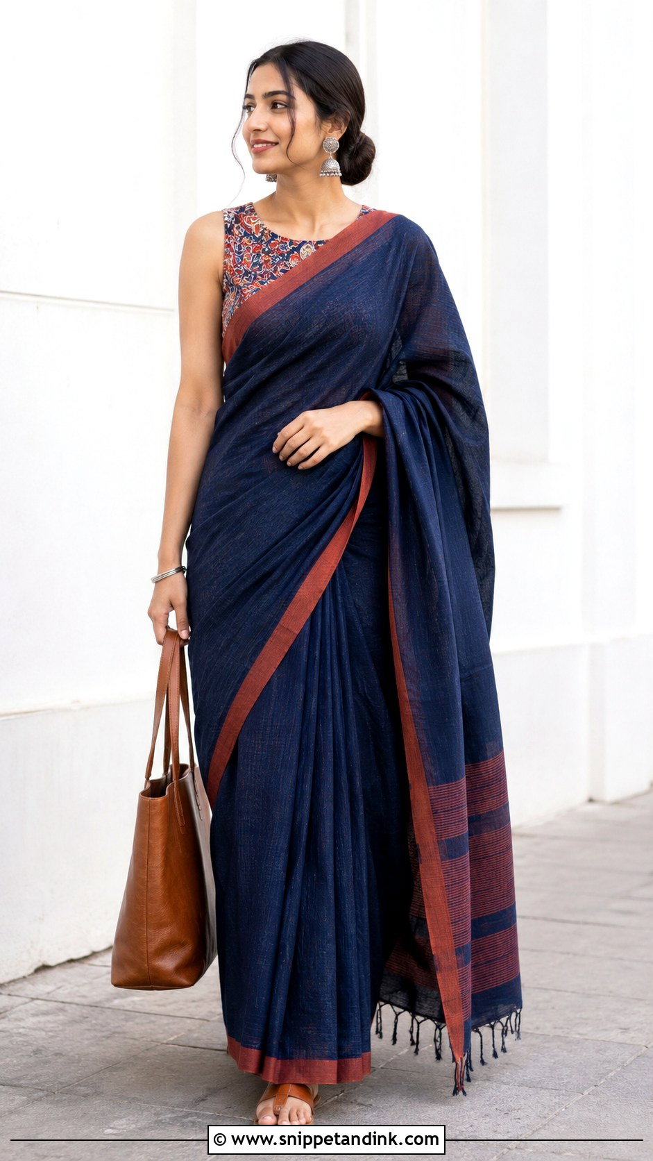 South Indian Cotton Saree Outfit - Snippet and Ink - 25 South Indian Attire Ideas
