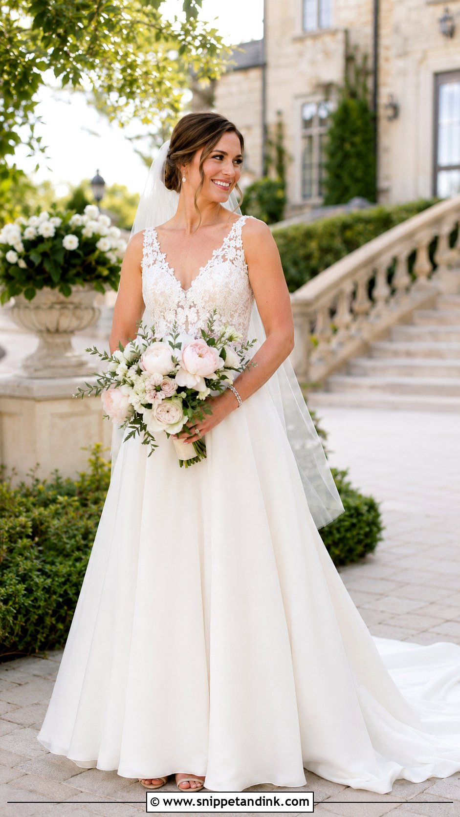Southern A Line Wedding Dress - Snippet and Ink - 25 Southern Wedding Dress Ideas