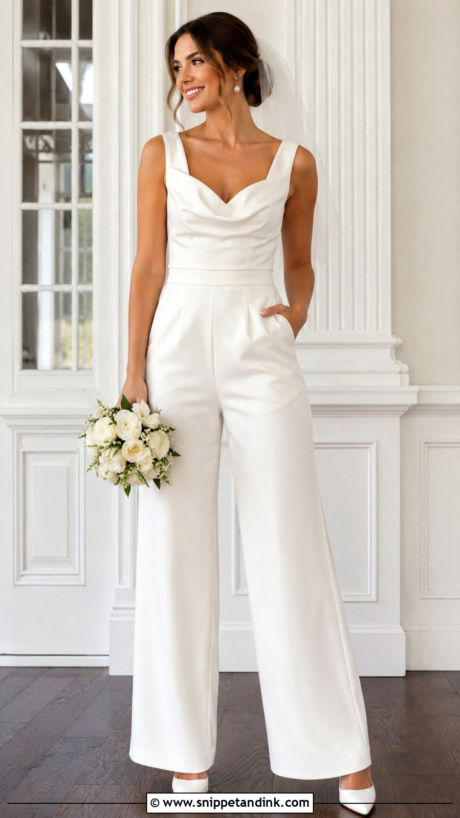 Southern Bridal Jumpsuit - Snippet and Ink - 25 Southern Wedding Dress Ideas