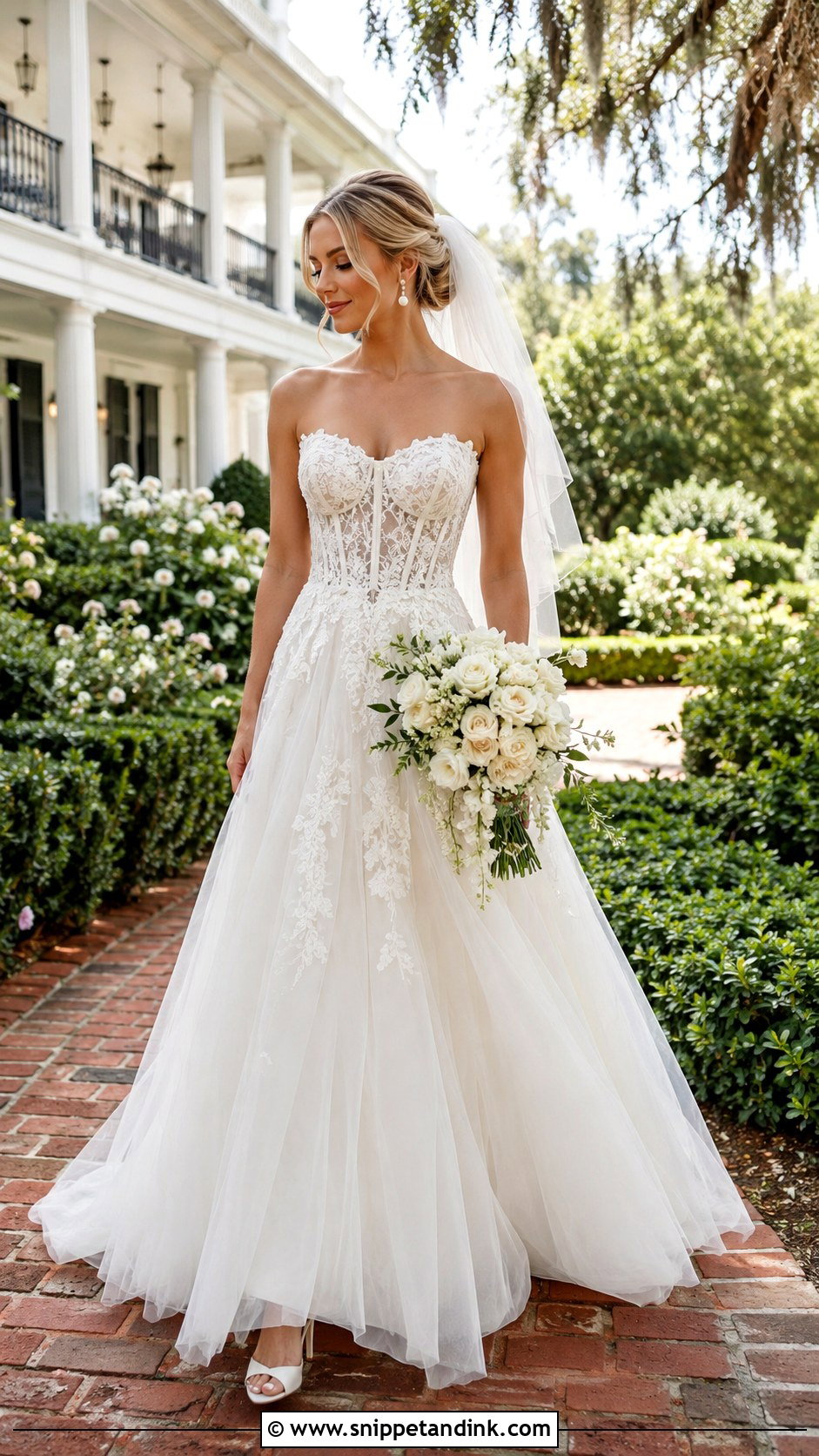 Southern Corset Wedding Dress - Snippet and Ink - 25 Southern Wedding Dress Ideas