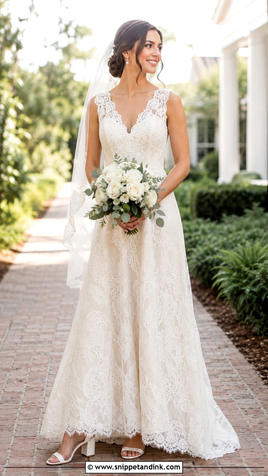 Southern Lace Wedding Dress - Snippet and Ink - 25 Southern Wedding Dress Ideas