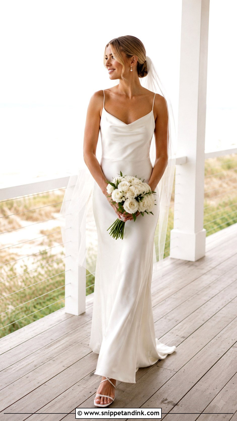 Southern Slip Wedding Dress - Snippet and Ink - 25 Southern Wedding Dress Ideas