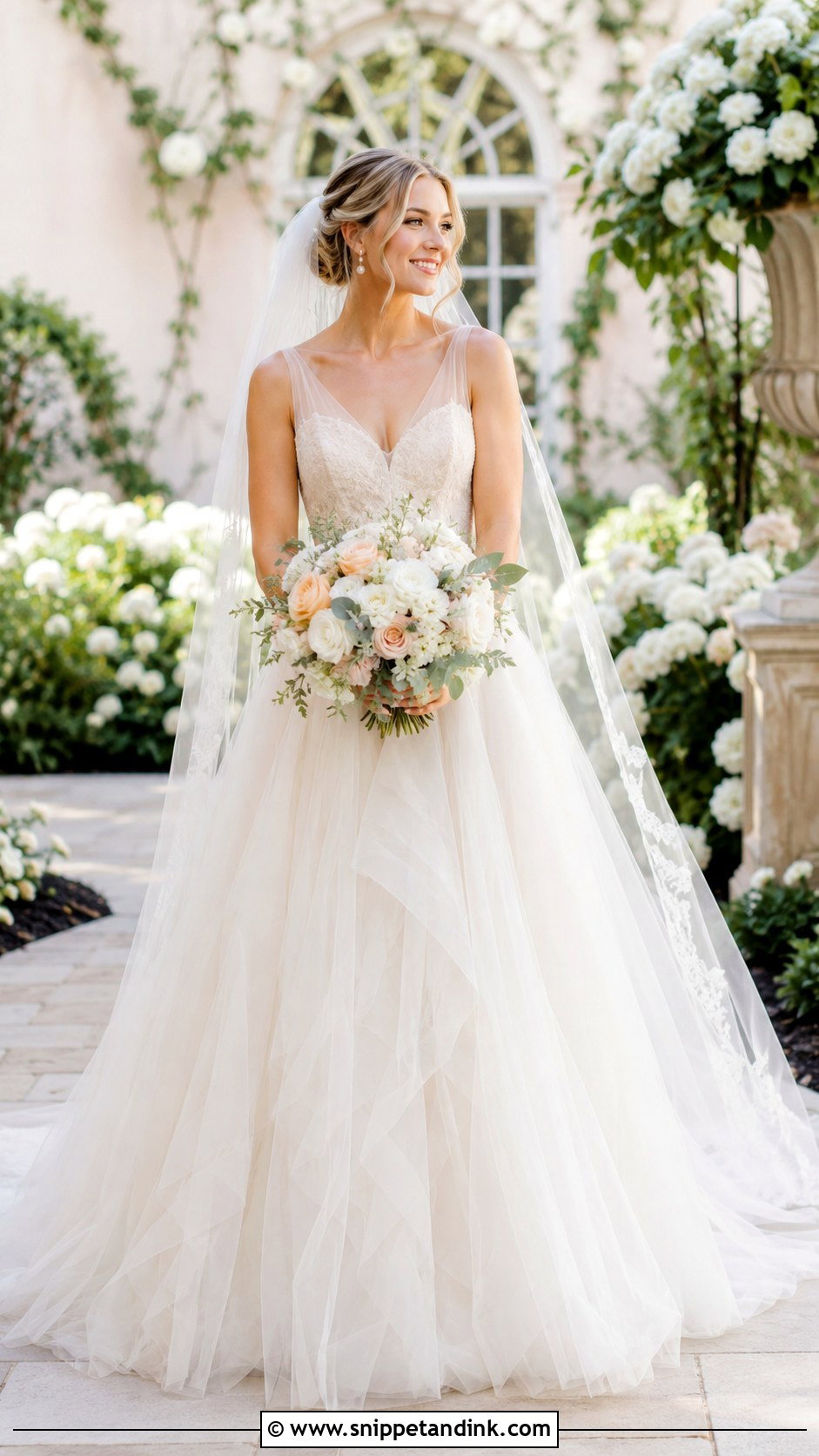 Southern Tulle Wedding Dress - Snippet and Ink - 25 Southern Wedding Dress Ideas