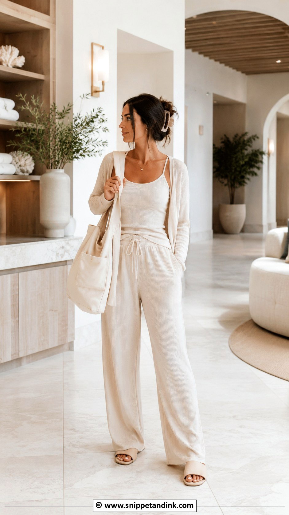 Spa Day Bachelorette Outfit - Snippet and Ink - 30 Bachelorette Outfits
