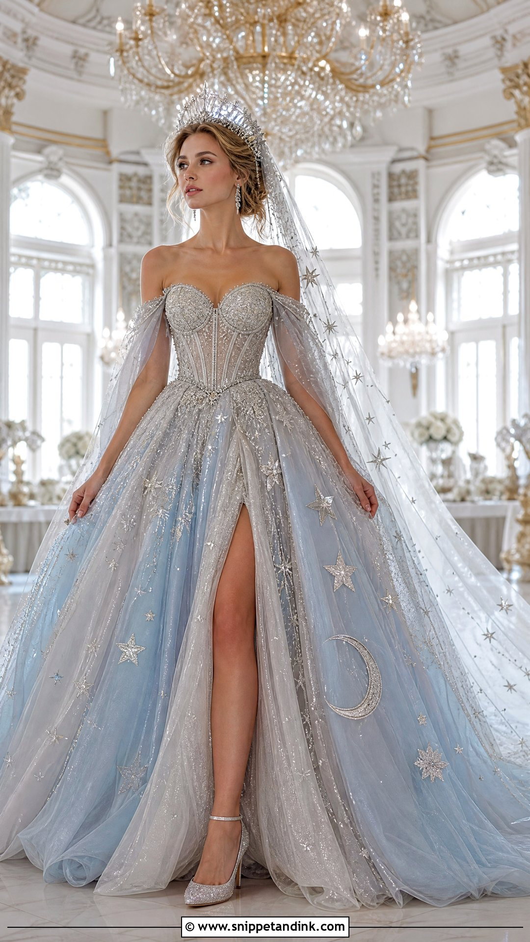 Space Princess Wedding Dress - Snippet and Ink - 20 Space Wedding Dress Ideas