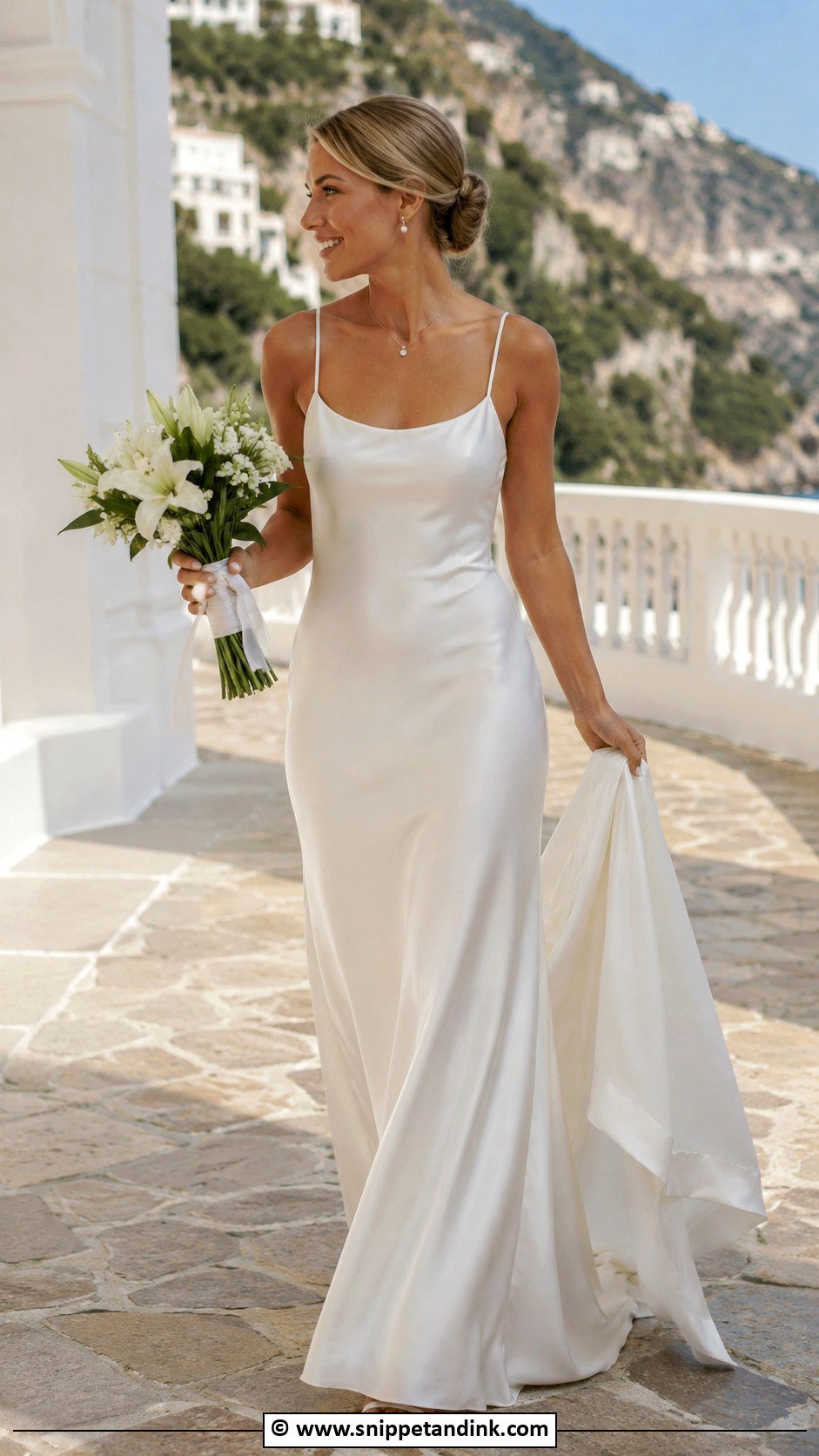 Spaghetti Strap Wedding Dress - Snippet and Ink - 30 2000s Wedding Dress Ideas