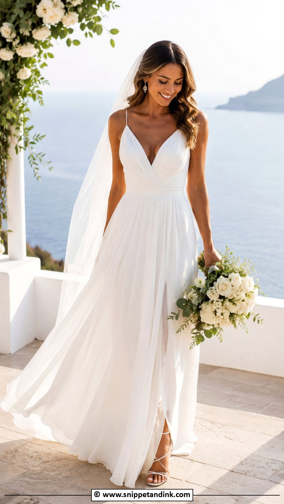 Spaghetti Strap Wedding Dress - Snippet and Ink - 30 Ethereal Wedding Dress Romantic Ideas