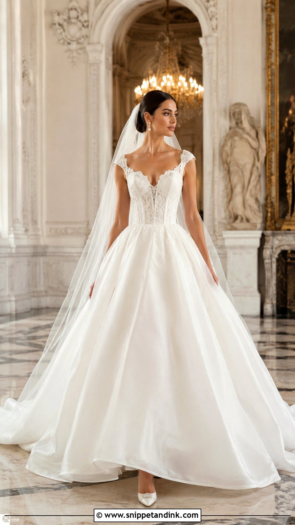 Spanish Ball Gown Wedding Dress - Snippet and Ink - 25 Spanish Style Wedding Dress Ideas