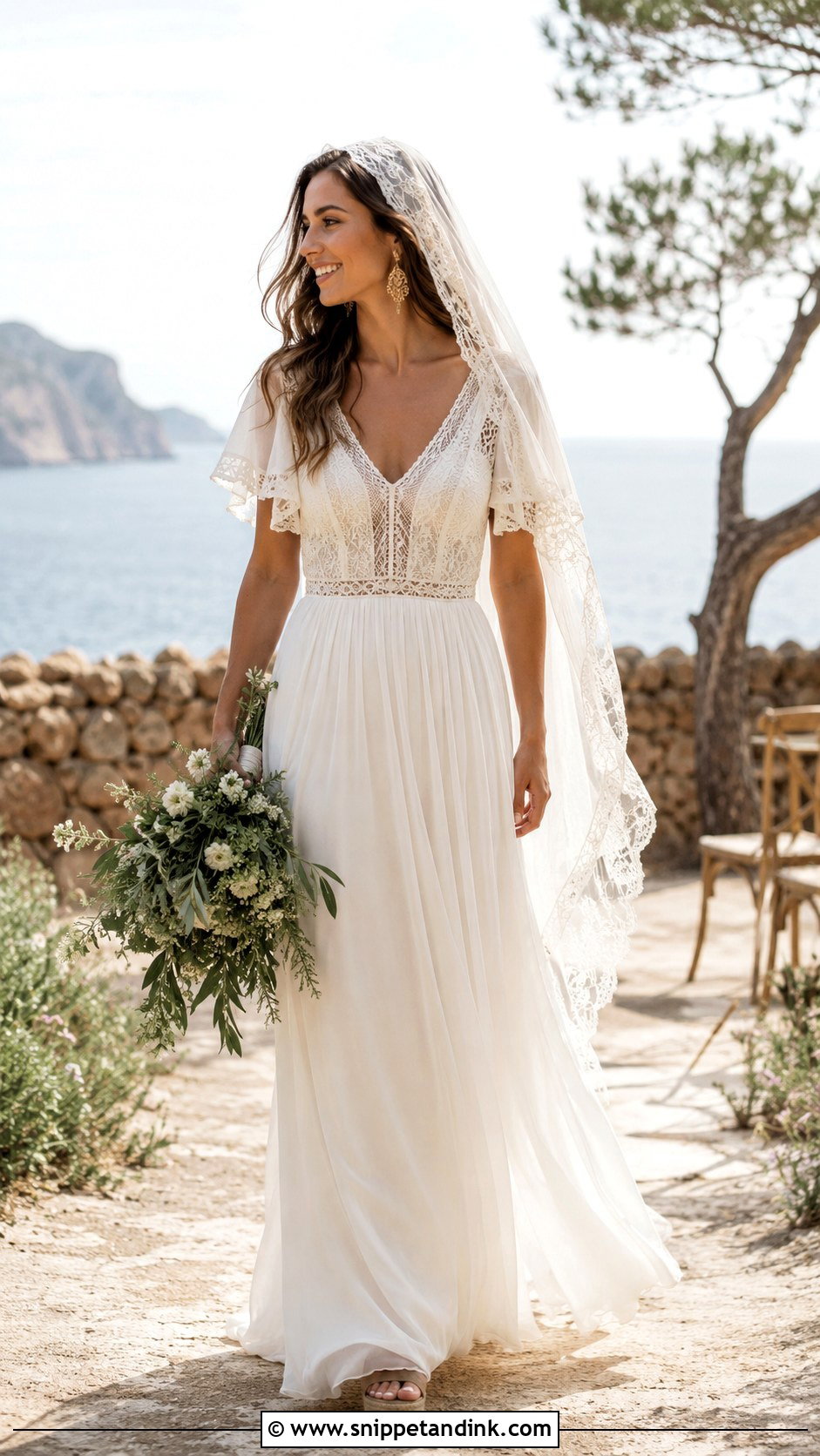 Spanish Boho Wedding Dress - Snippet and Ink - 25 Spanish Style Wedding Dress Ideas