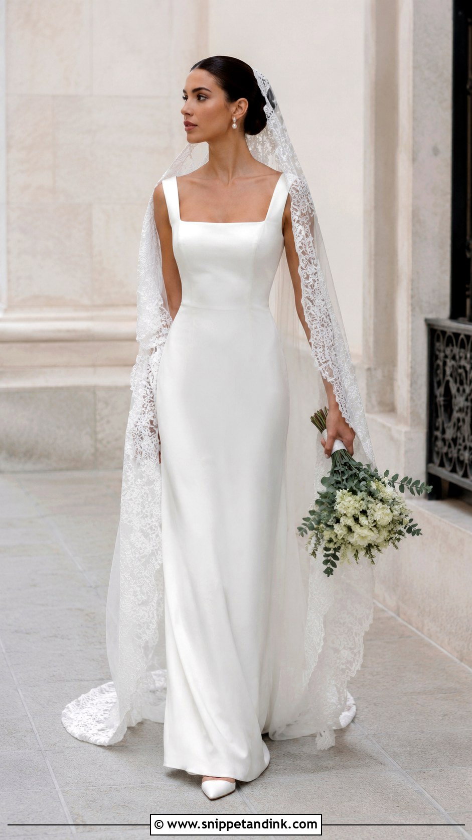 Spanish Column Wedding Dress - Snippet and Ink - 25 Spanish Style Wedding Dress Ideas