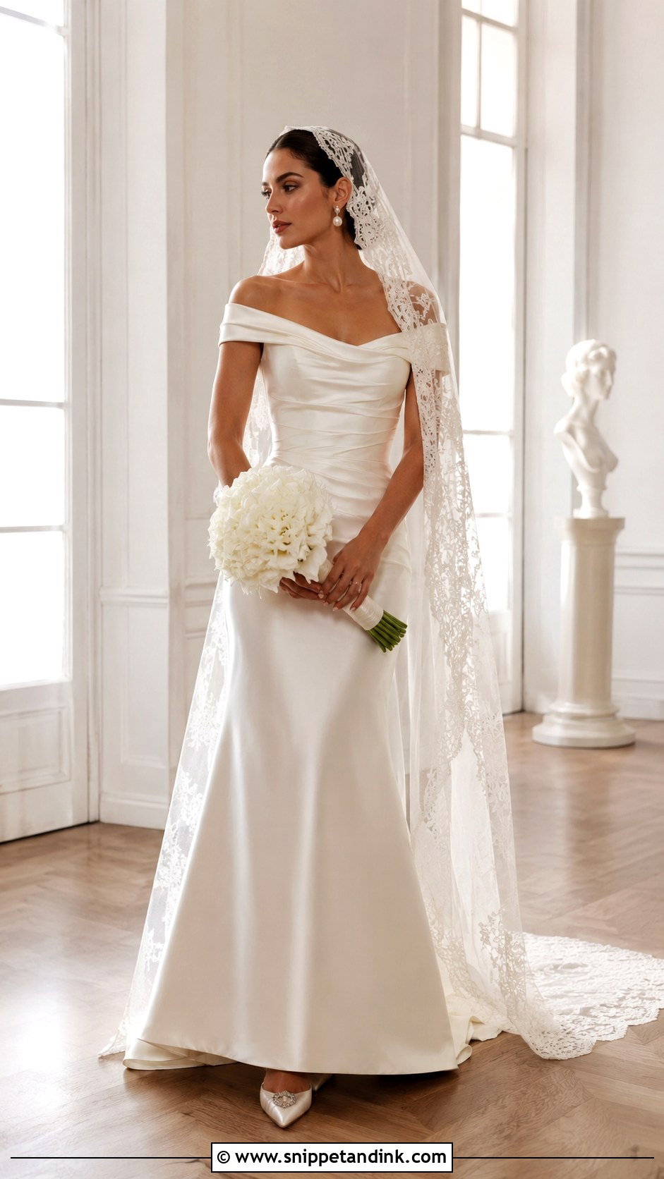 Spanish Satin Wedding Dress - Snippet and Ink - 25 Spanish Style Wedding Dress Ideas