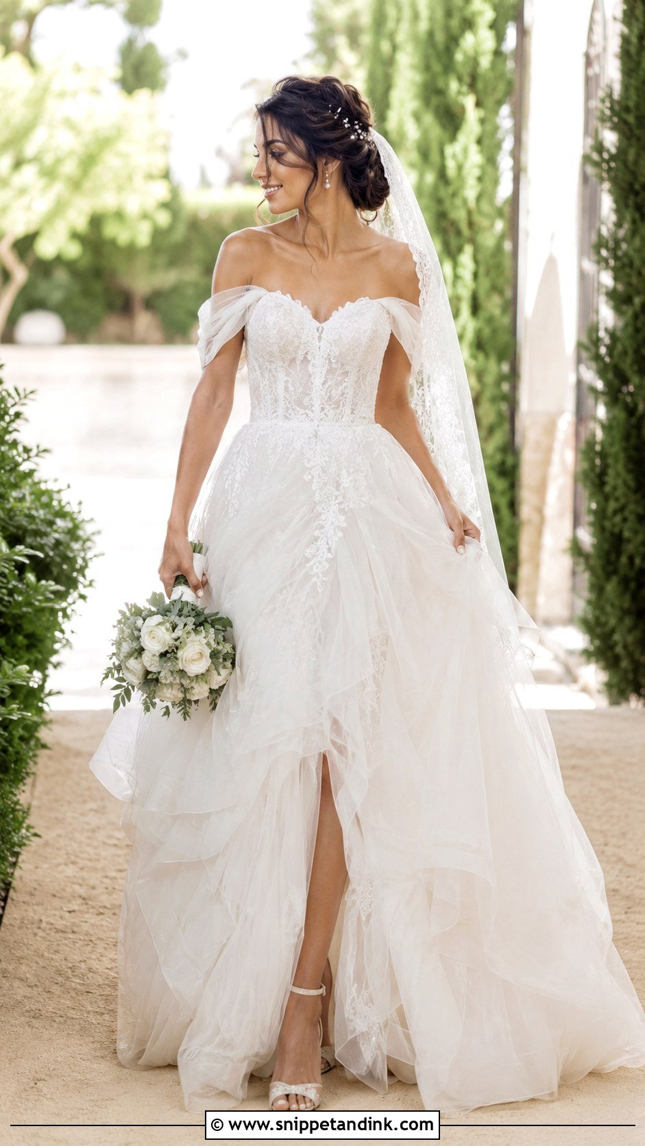 Spanish Tulle Wedding Dress - Snippet and Ink - 25 Spanish Style Wedding Dress Ideas