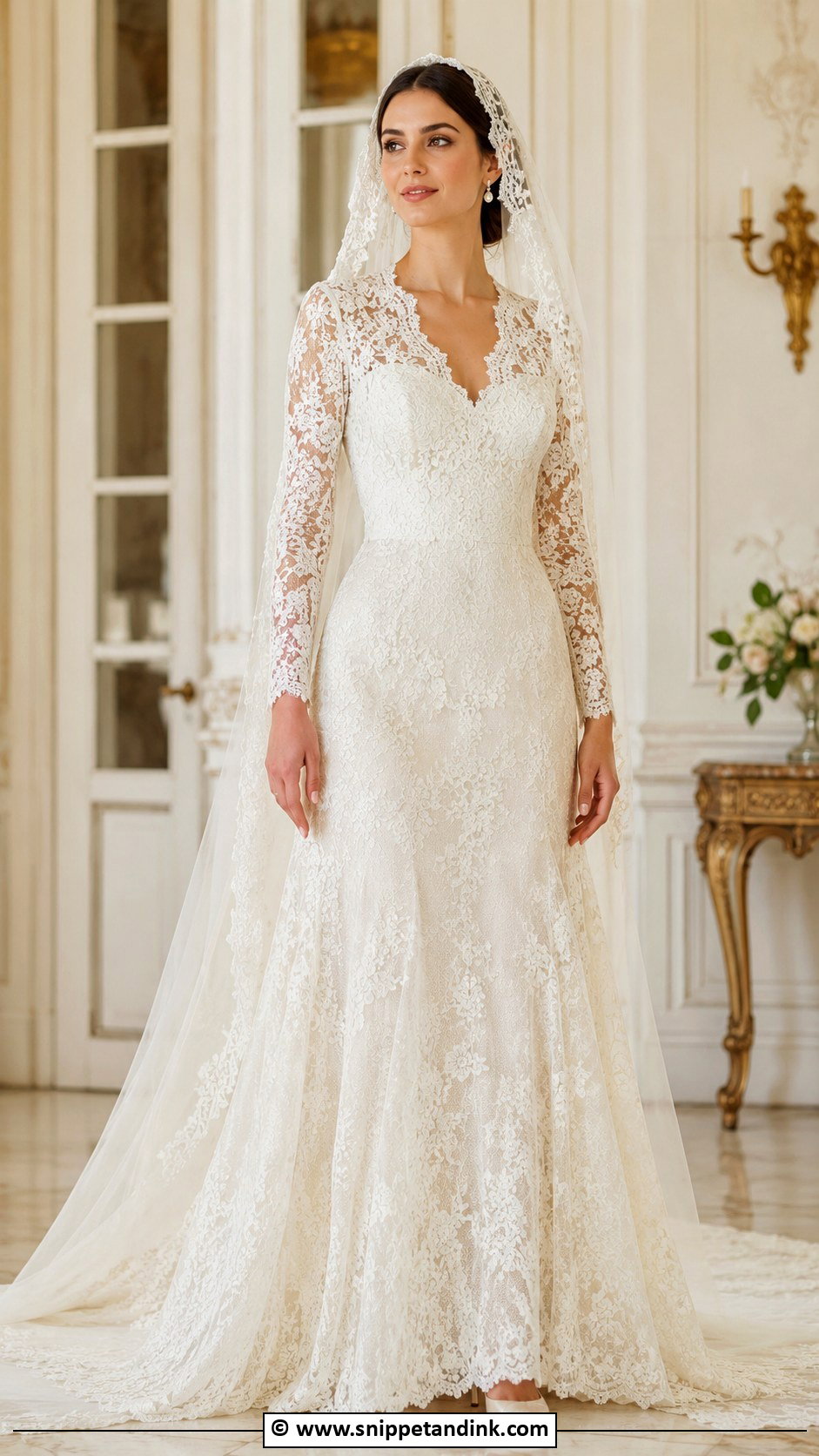 Spanish Wedding Dress With Off White Lace - Snippet and Ink - 30 Spanish Wedding Dress Ideas