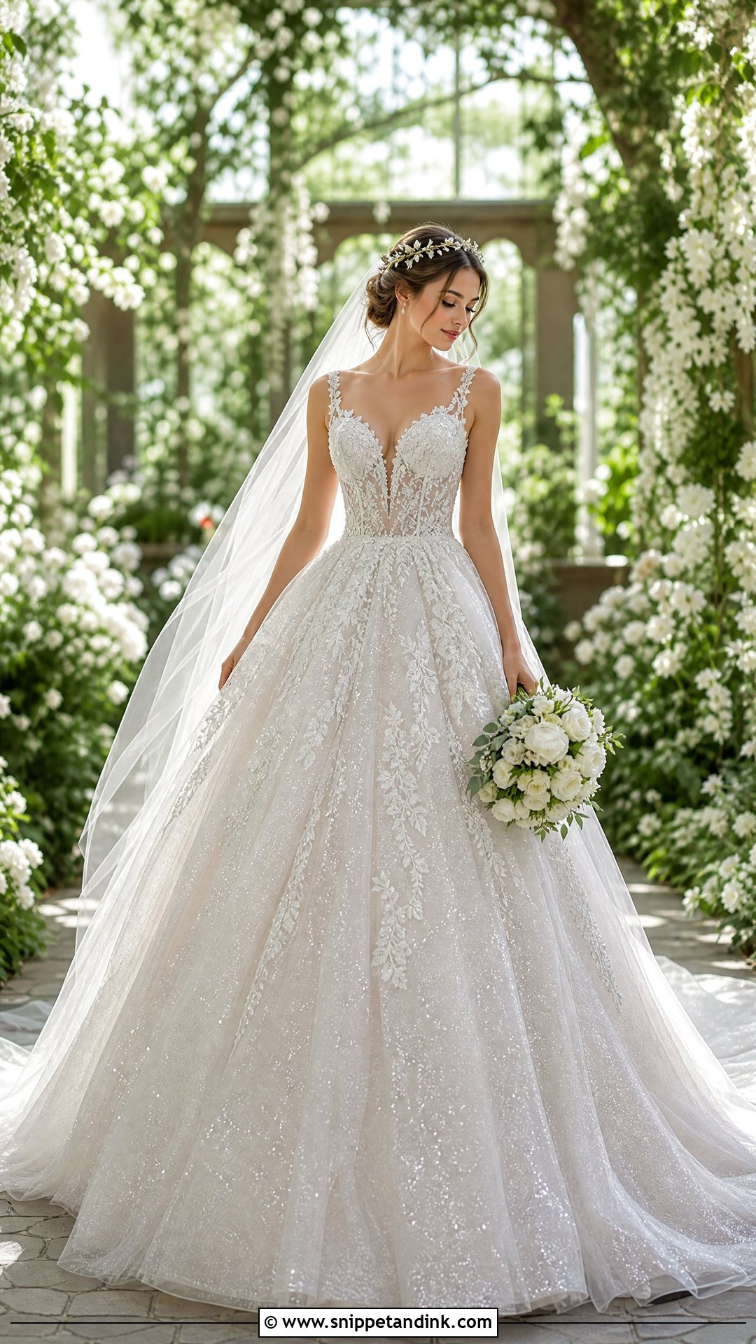 Sparkle Fairy Garden Wedding Dress - Snippet and Ink - 20 Fairy Garden Wedding Dress Ideas