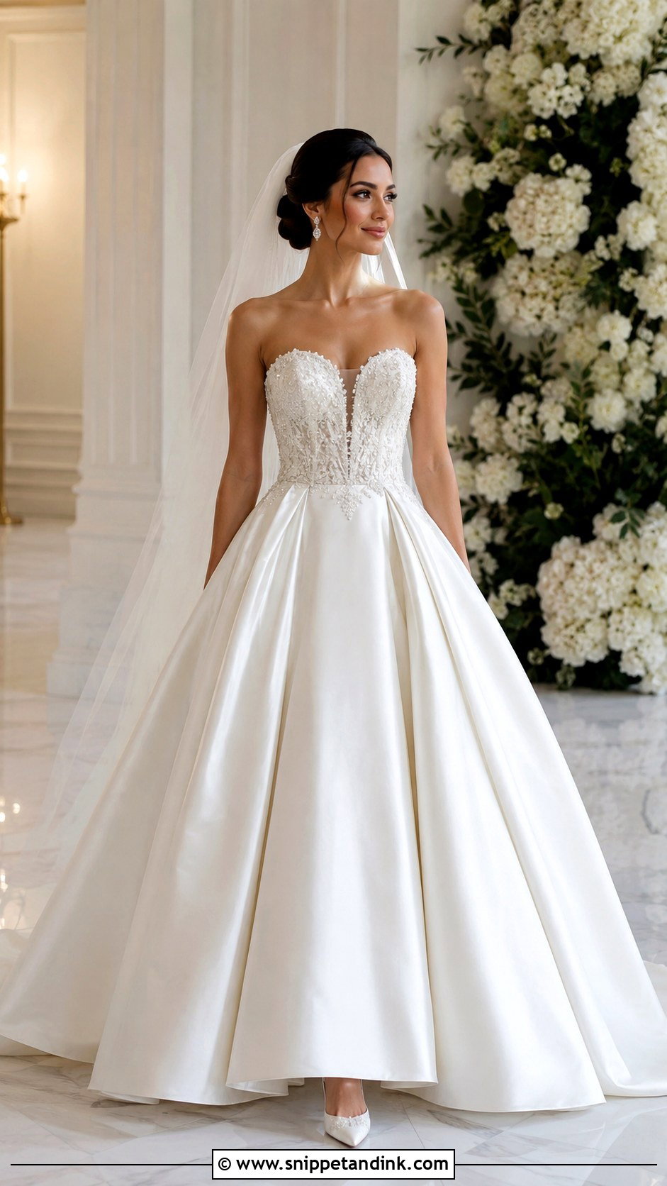Sparkle Mikado Princess Wedding Dress - Snippet and Ink - 30 Princess Wedding Dresses Sparkle