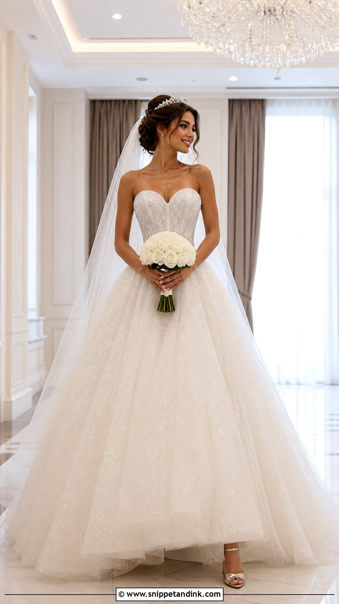 Sparkle Tulle Princess Wedding Gown - Snippet and Ink - 20 Princess Wedding Gown Fairytale Ideas