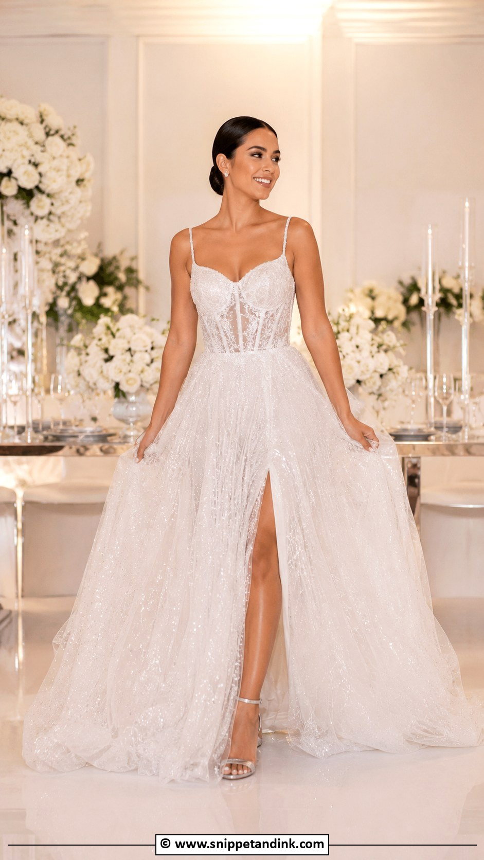 Sparkle Tulle Wedding Dress - Snippet and Ink - 35 Whimsical Wedding Dress Ideas