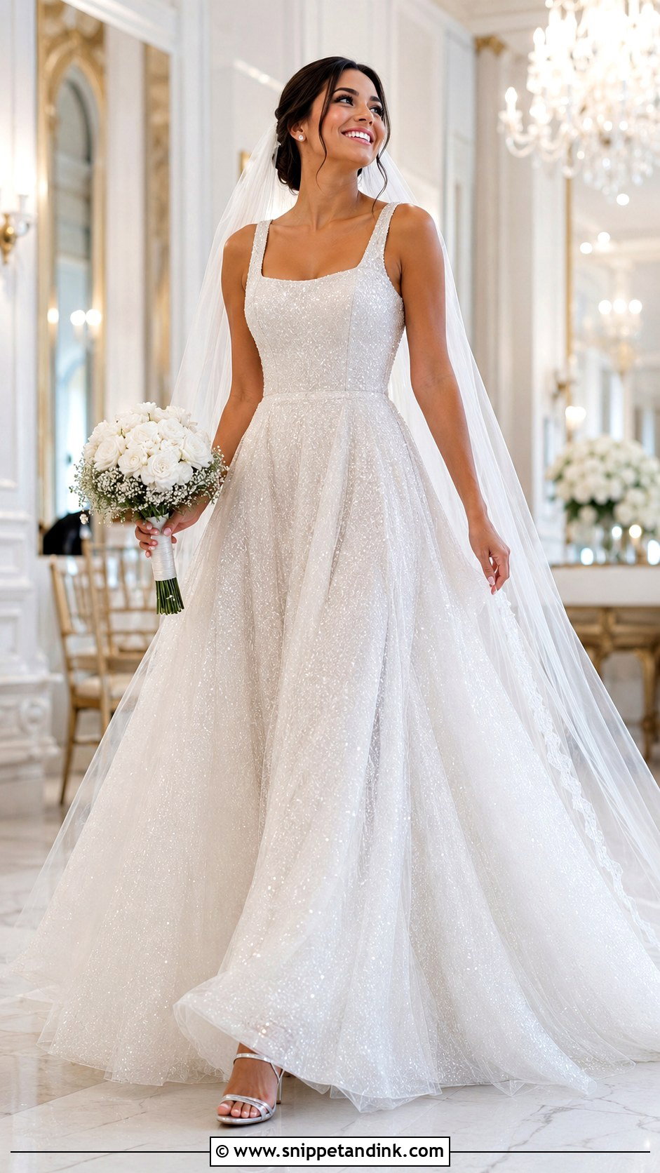 Sparkle Tulle Wedding Dress - Snippet and Ink - 20 Fairy Tale Wedding Dress Romantic Ideas