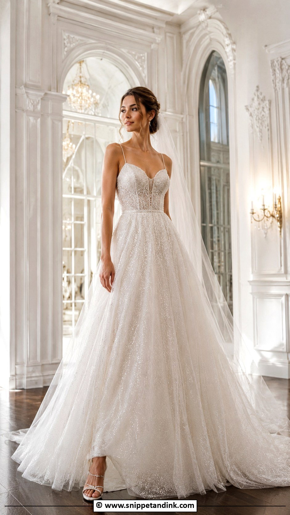 Sparkle Tulle Wedding Dress - Snippet and Ink - 25 Whimsical Wedding Dresses