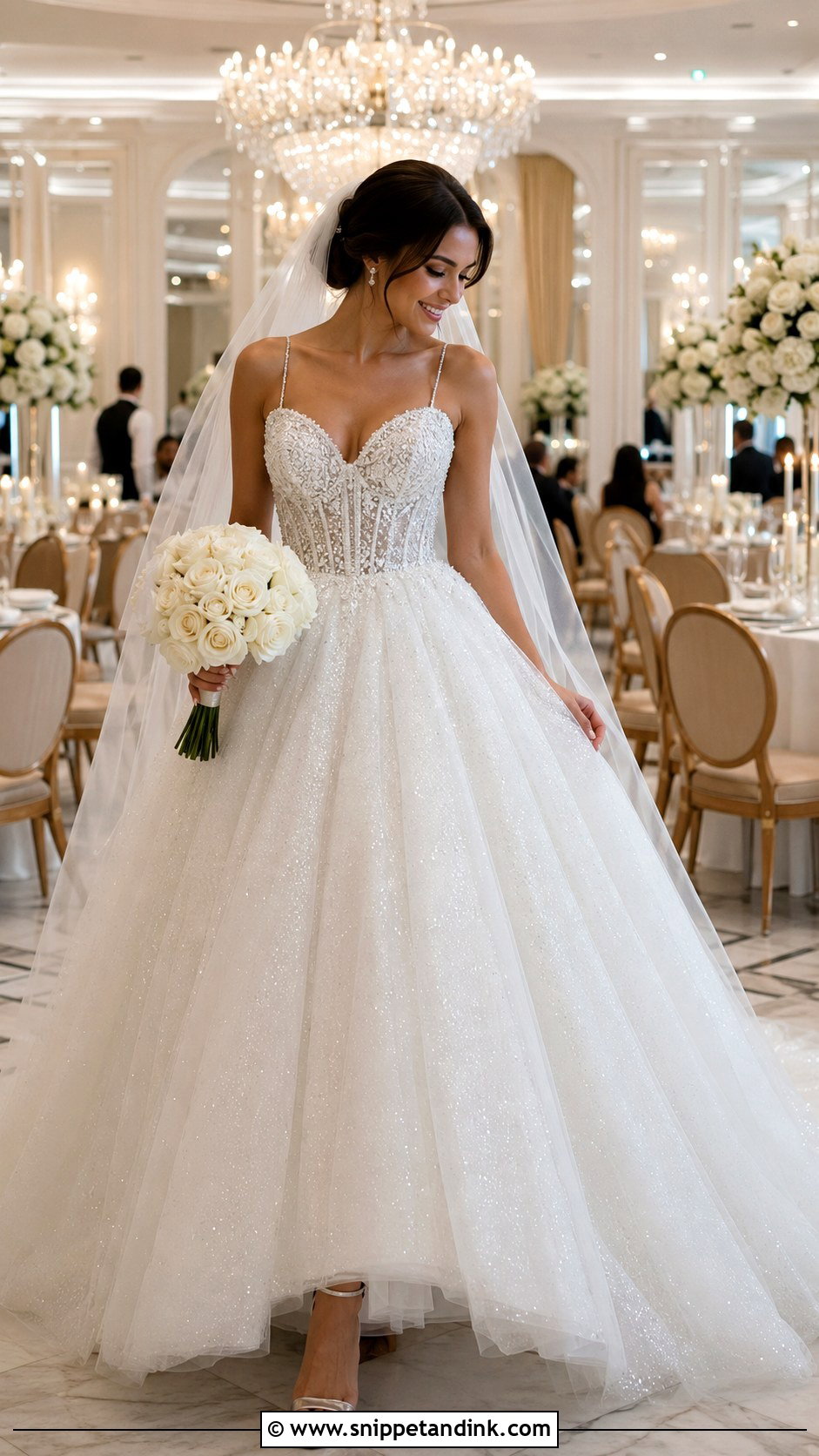 Sparkle Wedding Dress Ballgown - Snippet and Ink - 20 Elegant Wedding Dress Ballgown Ideas